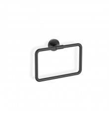 Decor Walther Basic HTR Полотенцедержатель кольцо 21см., подвесной, цвет: черный матовый. 0531260