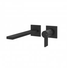 Gessi Inverso Diamantato Смеситель для раковины, настенный, цвет: Matte Black. 73688#299