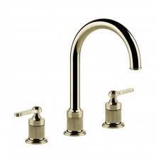 Gessi Venti20 Смеситель для раковины, на 3 отв., излив 17.2см., цвет: Brass PVD. 65016#710