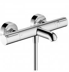 Hansgrohe Ecostat Смеситель для ванны, термостатический, настенный, с изливом: 18.8см., цвет: хром. 13347000