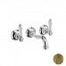 Nicolazzi Petit Mont Blanc Смеситель для раковины, настенный, цвет: Bronze Plated. 1477BZ78