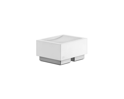 Gessi Rettangolo Мыльница настольная, цвет: хром/белый. 20825#031 Gessi Rettangolo Мыльница настольная, цвет: хром/белый. 20825#031