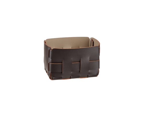 ADJ Корзинка Mini Bottega, 12x19xH13 см., цвет: шоколад/капучино. 1012.06/04 ADJ Корзинка Mini Bottega, 12x19xH13 см., цвет: шоколад/капучино. 1012.06/04