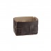 ADJ Корзинка Mini Bottega, 12x19xH13 см., цвет: шоколад/капучино. 1012.06/04