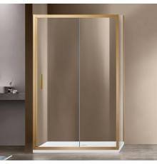 Душевой уголок Vincea Garda VSR-1G1012CLG 120х100, профиль брашированное золото, стекло прозрачное
