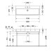 Duravit Vero Air Раковина накладная 120х47см, с 3 отв., без перелива, цвет: белый. 2350120044