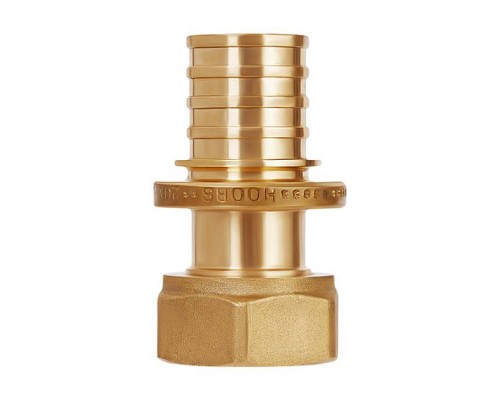 Переход Hoobs с накидной гайкой на плоское уп. 20x2.8-G3/4 . HB-PEXNG-202834