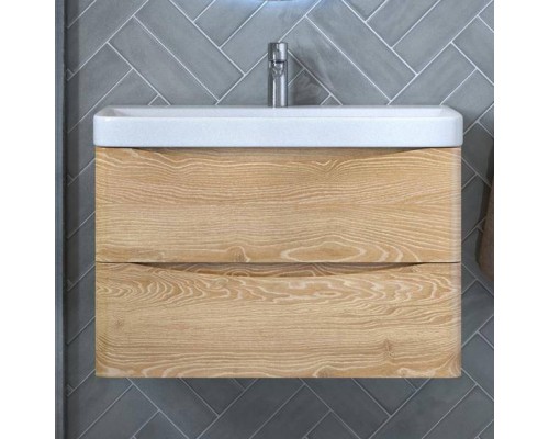 Тумба с раковиной Velvex Clay 80.2Y дуб верона