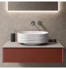 Тумба с раковиной Kerama Marazzi Magica 90 венецианский красный матовый