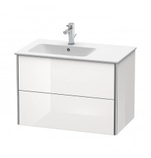 Duravit XSquare Тумба с раковиной, 81х47.8х56см., подвесная, с 1 отв., с 2 выдвижными ящика, цвет: белый глянец  . 2345830000,  XS417602222