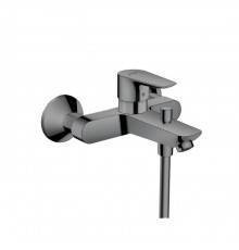 Hansgrohe Talis E Смеситель для ванны настенный, излив 194мм, цвет: шлифованный черный хром. 71740340