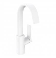 Hansgrohe Vivenis Смеситель для раковины 210, на 1 отв., с поворотным изливом, цвет: белый матовый	. 75032700