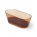 Dea Design Shadow Ванна 160х70х58см., отдельностоящая, Glasstek, прозрачная смола, цвет: Sunset R1. DD8606 1600 R1