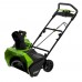 Снегоуборщик аккумуляторный Greenworks GD60ST бесщеточный (АКБ 6 А.ч; ЗУ)