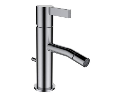 Laufen Kartell Смеситель для биде, на 1 отв, с донным клапаном, излив 110 мм, цвет: нержавеющая сталь (PVD)Kartell [5558] . 3.4133.1.090.101.1