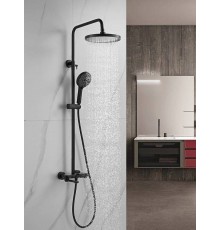 Душевая система Shevanik S4726H, черный