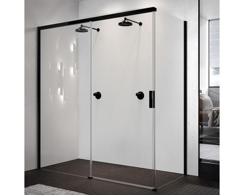 Novellini Opera Душевой угол 120х91х200см., SX, стекло, цвет: черный. OPEPH119S-1H,  OPEFH89D-1H