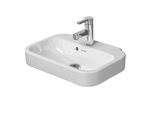 DURAVIT Happy D.2  Раковина 50х36 см, 1 отв., со слив-переливом, цвет: белый. 0709500000