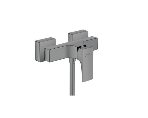 Hansgrohe Metropol Смеситель для душа, настенный, цвет: шлифованный черный хром. 32560340 Hansgrohe Metropol Смеситель для душа, настенный, цвет: шлифованный черный хром. 32560340