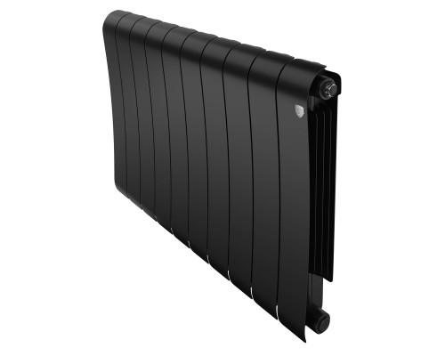 Радиатор биметаллический Royal Thermo Infinity 500 10 секций, noir sable