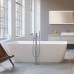 Duravit DuraSquare Ванна 185x85x61см, отдельностоящая с панелью и ножками, со спец слив-переливом, цвет: белый. 700430000000000