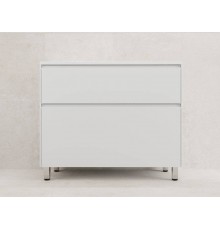 Тумба под раковину Style Line ЛИМА 100см напольная LINE 100 2 ящика PLUS Белый Матовый ЭМАЛЬ