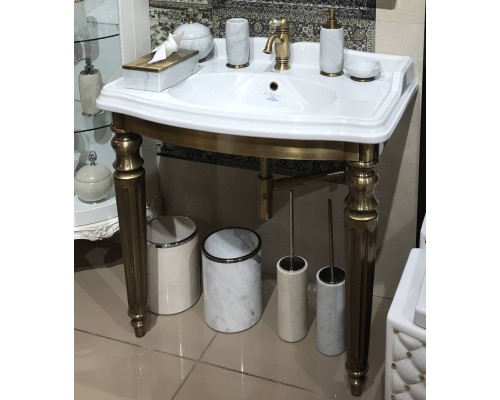 TW King структура металлическая91x56xh85см, с раковиной на 1 отв., материал: латунь, напольная, цвет: бронза. AR864bi*1, TWKI3090.2br TW King структура металлическая91x56xh85см, с раковиной на 1 отв., материал: латунь, напольная, цвет: бронза. AR864bi*1, TWKI3090.2br