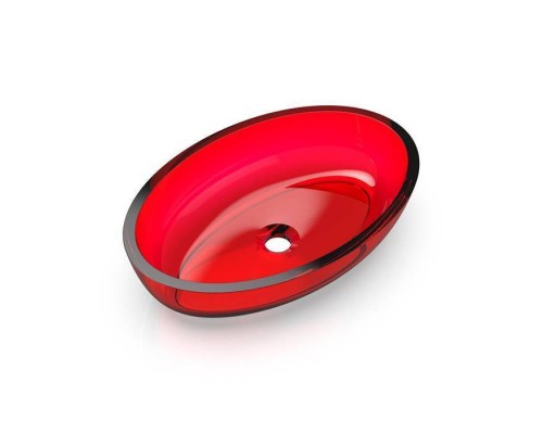 Knief Oval Shape Раковина накладная 55x37x13см., без отв., из полимерного материала, цвет: Rubin # 040. 70201040 Knief Oval Shape Раковина накладная 55x37x13см., без отв., из полимерного материала, цвет: Rubin # 040. 70201040
