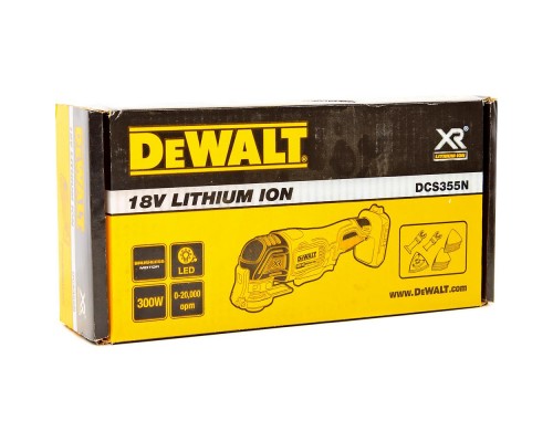 Инструмент многофункциональный аккумуляторный DeWALT DCS355N-XJ (без акк, без з/у) Инструмент многофункциональный аккумуляторный DeWALT DCS355N-XJ (без акк, без з/у)