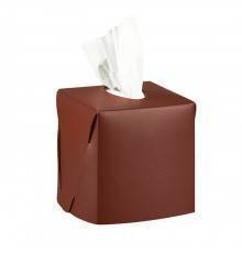 ADJ Салфетница Kleenex, 12x12xH12 см., цвет: бордо/коньяк. 0015.30/09