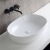Azzurra Elegance Circle Раковина накладная, 60x40xH14 см, без отв., без перелива, цвет: Bianco lucido. ELLA060400C0BI/(ECI60 bi*0)