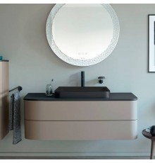 Duravit Happy D.2 Plus Тумба подвесная 130x55х40.8см., с 2 ящиками, цвет: stone grey satin matt. HP497209292,  HP031KM8080