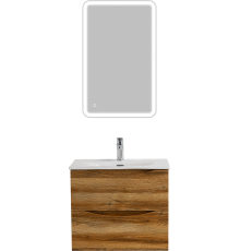 Мебель для ванной комнаты BelBagno Marino-cer-mini 50 подвесная, rovere rustico