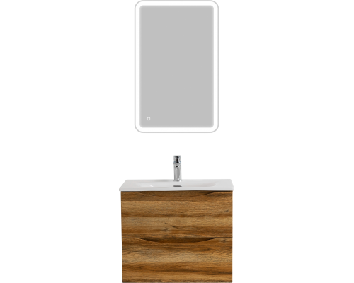 Мебель для ванной комнаты BelBagno Marino-cer-mini 50 подвесная, rovere rustico