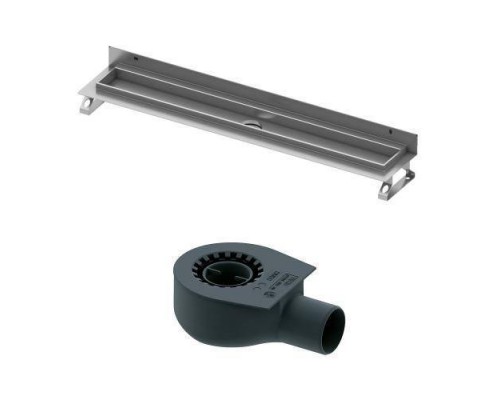 TECE drainline, Комплект для установки дренажного канала 1000 мм из нержавеющей стали для пристенного монтажа. 660005,  660003,  601070,  650001,  660018,  601001