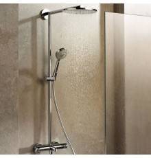 Hansgrohe Raindance Select S, Душевая система 240 Showerpipe для ванны, поворотный держатель 450 мм, цвет: Хром . 27117000
