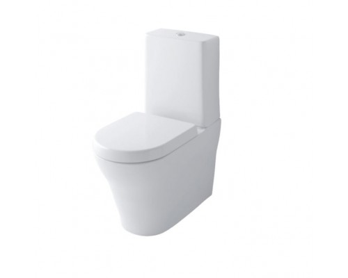 TOTO MH Унитаз моноблок 39.2x70.4x41см, безободковый, Tornado Flush, CeFiONtect, цвет: белый. CW161Y#XW,  SW10044G1#W