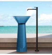 Dea Design Pedestal Basin Раковина напольная d48хh90см, цвет: royal blue. DD2022 480 R7
