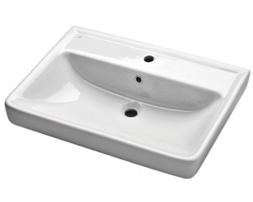 AQ 191638 Dreja Раковина Q60 605х476х183 мм, с отв. под смеситель, с отв. пер 191638