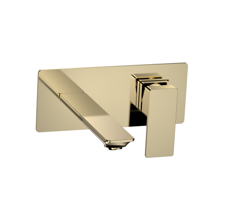 AQM6815GG Savona Смеситель для раковины, настен., на 2 отв., комплект, золото AQM6815GG