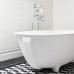 DevonDevon Dove Ванна отдельностоящая, 170.5х52,8х84.6 см, из White tec plus, на ножках, с донным клапаном, цвет: белый. DOVEFSG