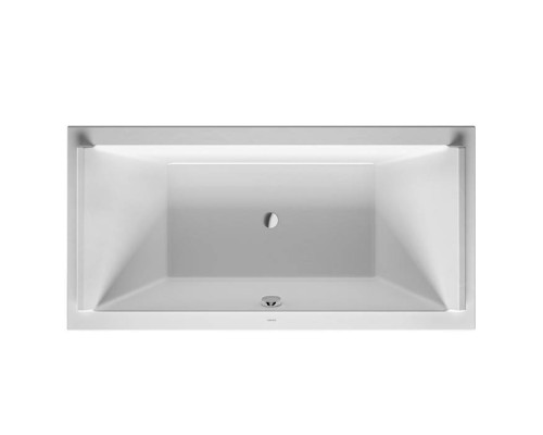 Duravit STARCK Ванна акриловая  прямоугольный вариант 180х90см, встраиваемая или с панелями , с 2 наклонами  для спины ,  цвет белыйми , с 2 наклонами  для спины,  цвет: белый. 790100000000000,  700339000000000