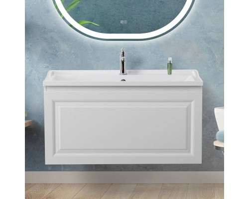 Тумба с раковиной Cezares Giubileo 100 1 внутренний ящик, bianco lucido