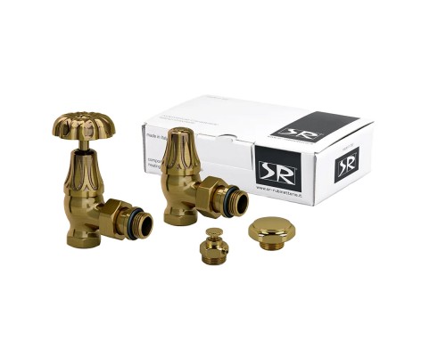 Комплект SR Rubinetterie серия Floral Old Style 1/2 угловой цвет бронза K337-1500Z000