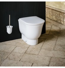 Laufen New Classic Унитаз напольный безободковый 53х37х43см, выпуск универсальный, цвет: белый. 8.2385.1.000.000.1