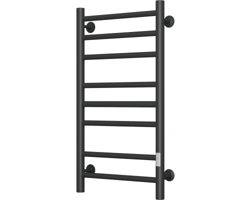 Полотенцесушитель электрический Bauedge M0033 40х80 R черный матовый Полотенцесушитель электрический Bauedge M0033 40х80 R черный матовый