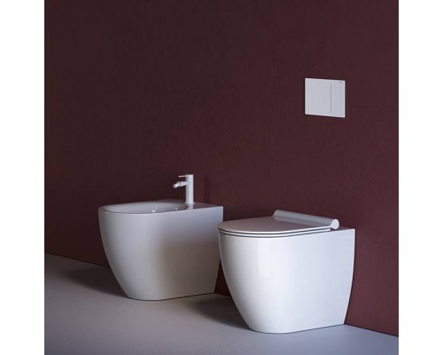 Catalano Sfera Биде напольное 55х35см., с 1 отв. под смеситель, цвет: белый глянцевый. 0519551001,  9056080000