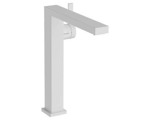 Hansgrohe Tecturis E Смеситель для раковины, на 1 отв., высота: 24см., с донным клапаном, цвет: белый матовый. 73070700