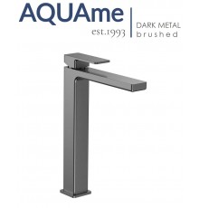 Смеситель для раковины AQUAme Savona 250 темный металл AQM6814GM