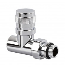 Вентиль на подачу прямой SR Rubinetterie Tondera 1/2 преобразуемый в термостатический, хром 0612-1500C000